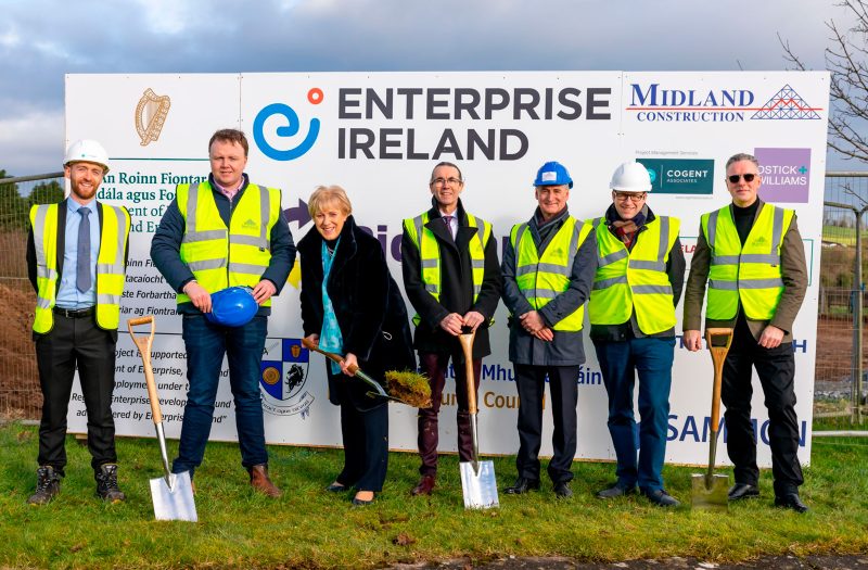 Minister Humphreys TD turning the sod at BioConnect Innovation Centre, Monaghan