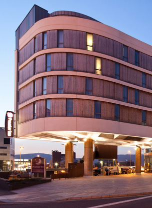 Premier Inn, Titanic Quarter closeup