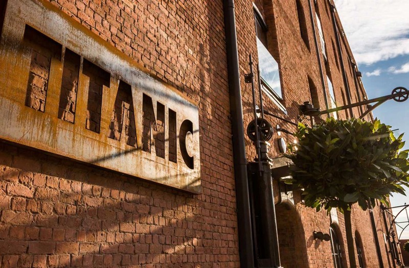 Titanic Hotel Sign